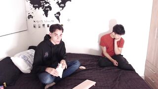 2gays_1straight - Video huge-cock shaved she raw newbie